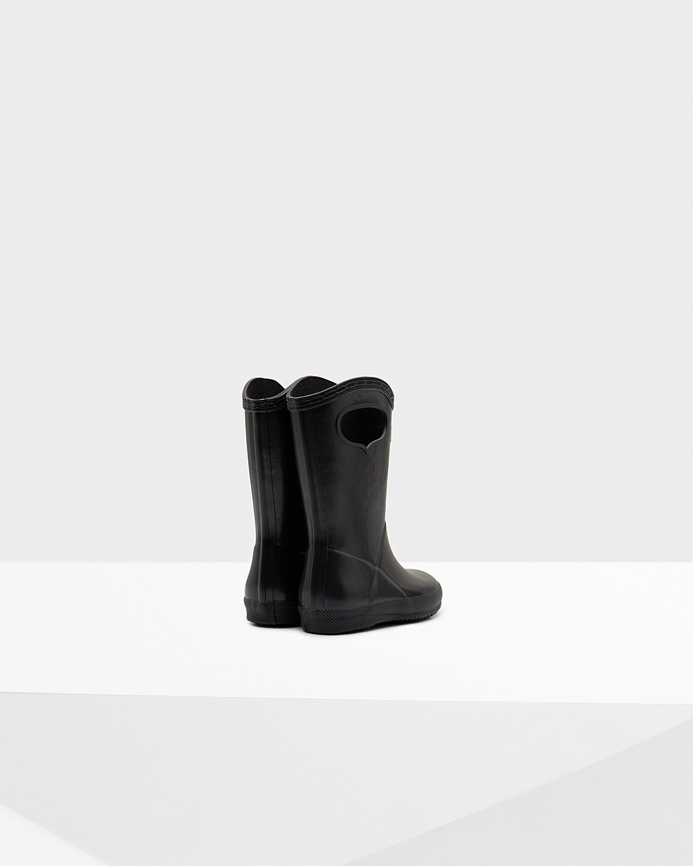 Galochas Hunter Criança Pretas - Original First Classic Grab Handle - 86MDPTOQJ